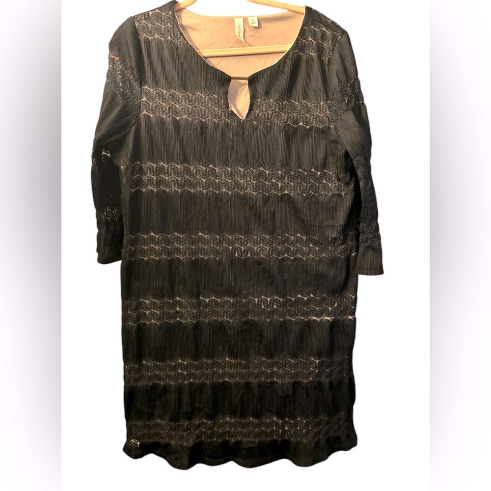 Boutique Knit Little Black Dress Beautiful 🤩 Design